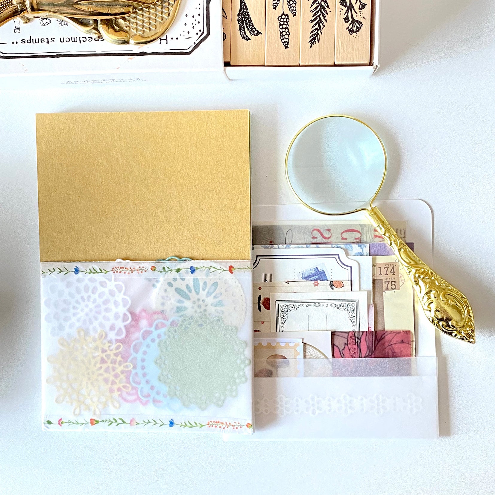 A6 Size Paper and Die Cuts Paper Set | My Sis Lily